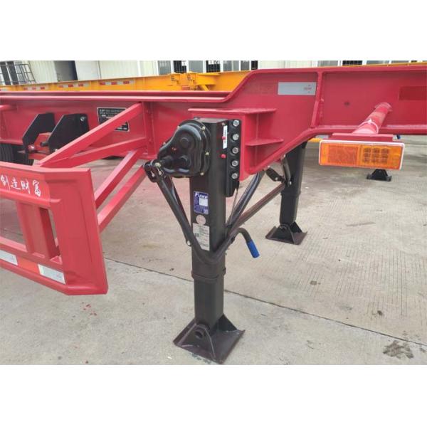 SKELETON TRAILER WITH LANDING GEAR