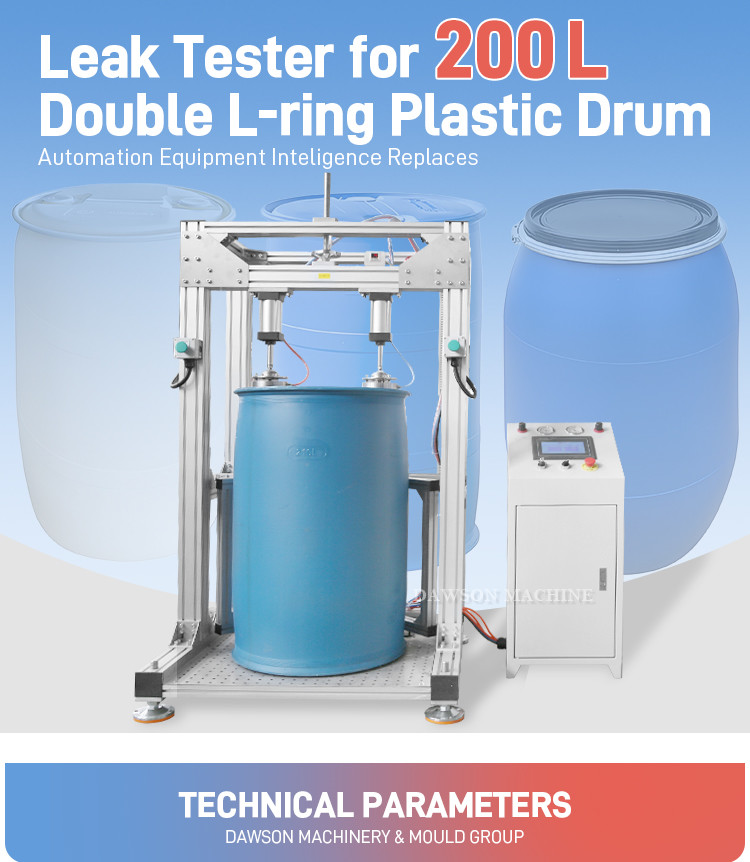 Automatic Empty Bottles 200L Jerrycan Air Leak Test Machines Plastic Bottle Leak Test Machine