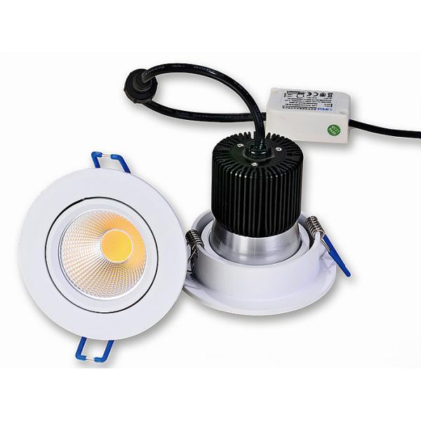 White/black/silver housing Meanwell Dali dimmable driver 6-50W led downlight/ceiling light