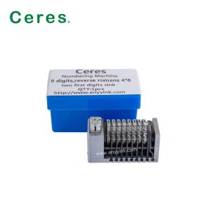 China Backward 8 Digits Leibinger Numbering Machine Parts 3/16'' Gothic wholesale