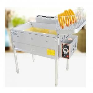 China Automatic Fryer Machine Commercial Large Capacity Single Cylinder Fryer, French Fries Chicken Leg Fryer wholesale