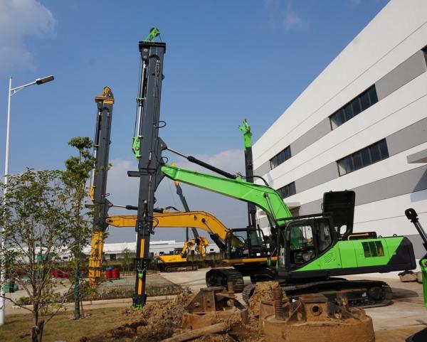 Quality APIE KM220 Clamshell Telescopic Arm 23ton With 22490mm Max. Digging Depth for sale