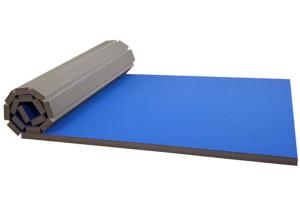 China Waterproof Carpet Bonded Foam Cheerleader Roll Up Mat Ultimate Shock Absorption wholesale