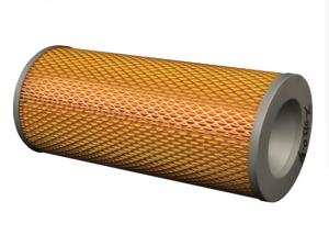 China Barrel Shaped Air Compressor Air Filter Element Galvanised Steel Frame 915mm wholesale