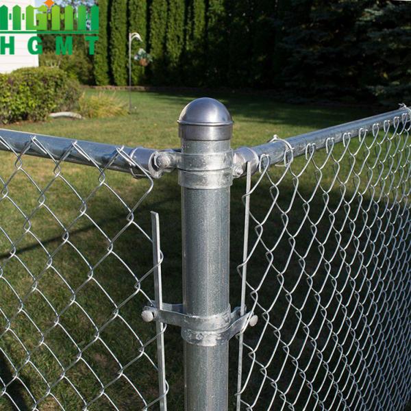 Manual PVC Coated Chain Link Fence Panels 1.8m Height