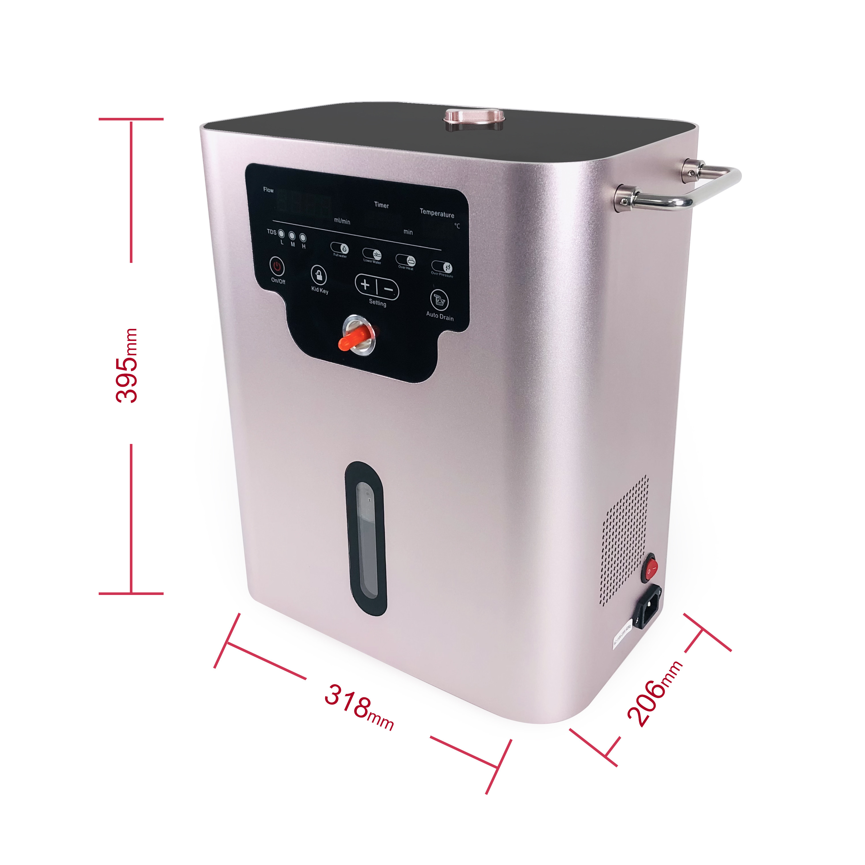 Household Hydrogen Production Equipment , 600ml Oxygen Hydrogen Breathing Machine