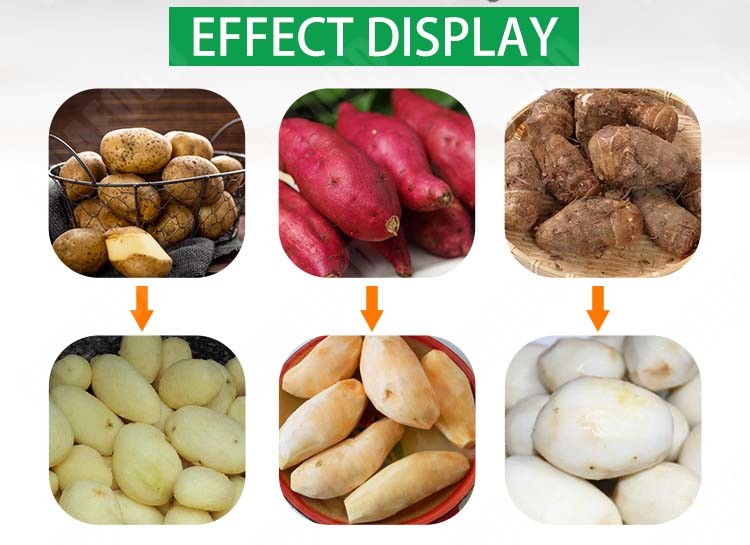 Spiral Potato Peeler 200kg/h Automatic Food Processing Machines