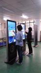 4K UHD 55" inch LCD Alone Floor standing computer touchscreen for advertising