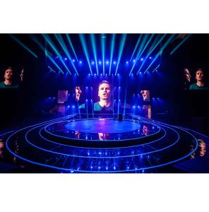 China 3.1m Holo Gauze Screen , 3D Holographic Mesh Screen Creates Image Floating In The Sky wholesale