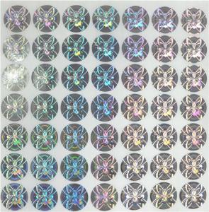 China Mass Production Authentic Hologram Stickers UV Ink For Bottled Beverage wholesale