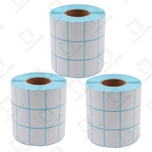 Flexible Printing Sticker Paper Top Thermal Paper With White Yellow Glassine Release Paper Label Paper