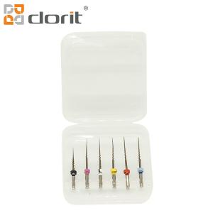 Gold Thermal Dental Endo Files Great Sharpness Nickel Titanium Rotary Endodontic Files