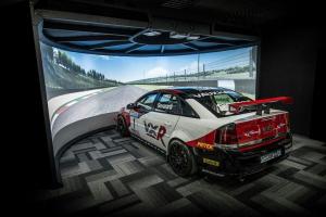 360 Degree Flight Curved Simulation Screens Floor Standing