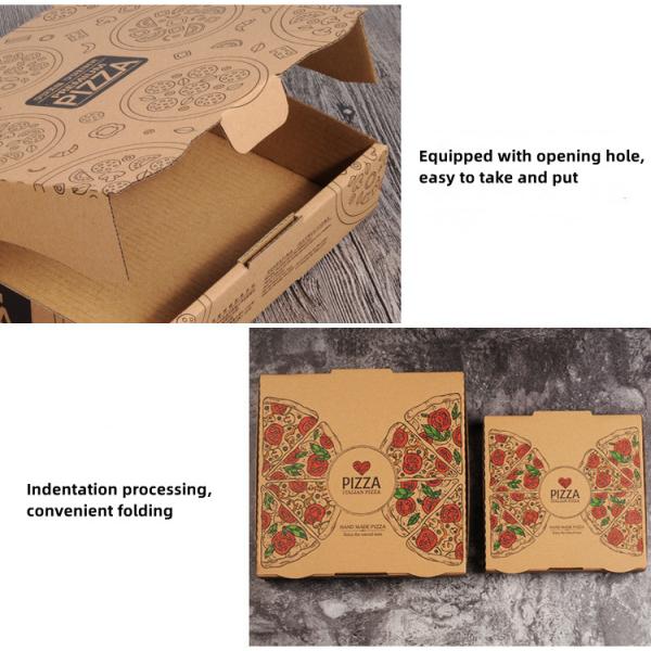 Biodegradable Corrugated Pizza Packaging Box 3 6 8 10 12 14 16 18 20 Inch