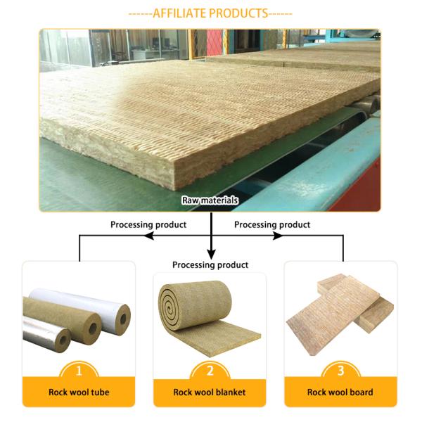 Fireproof Thermal Insulation Rock Wool Board Insulation Material