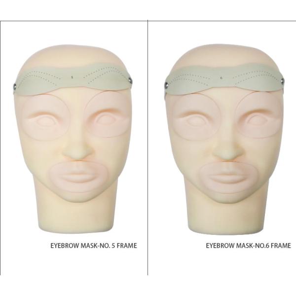 Rubber Permanent Makeup Eyebrow Tattoo Practice Skin Two Sides