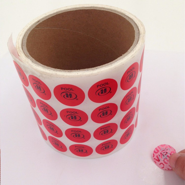 Hot Stamping Custom Size Tamper Evident Security Labels