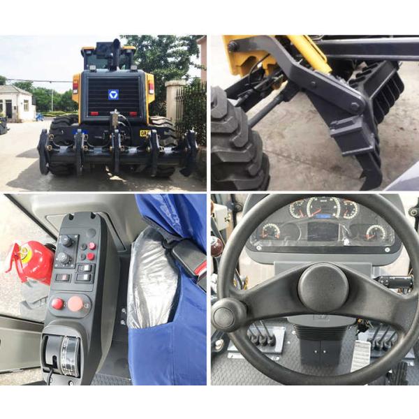 GR1653 XCMG Motor Grader Machine Construction Equipments For Ground Leveling Ditching