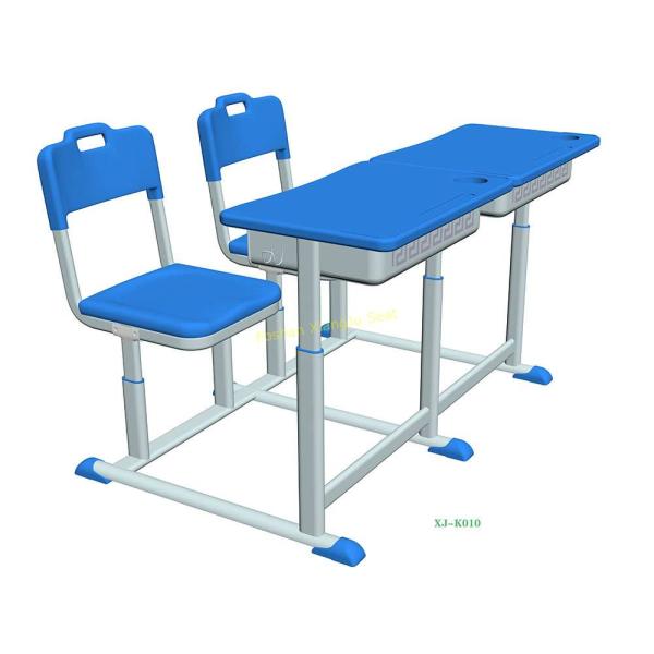 Fixed Distance Dual Double Seat Classroom Study Table And Chair For Middle School