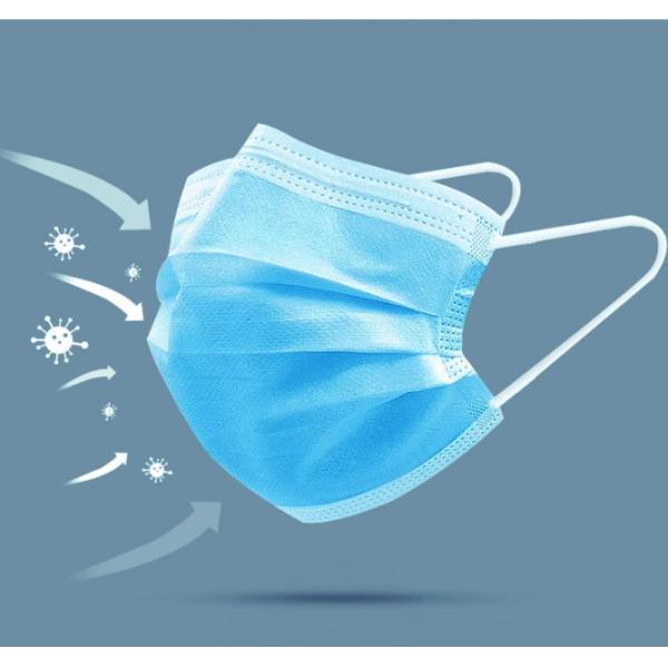 3 Ply Non Woven Hypoallergenic Surgical Face Masks