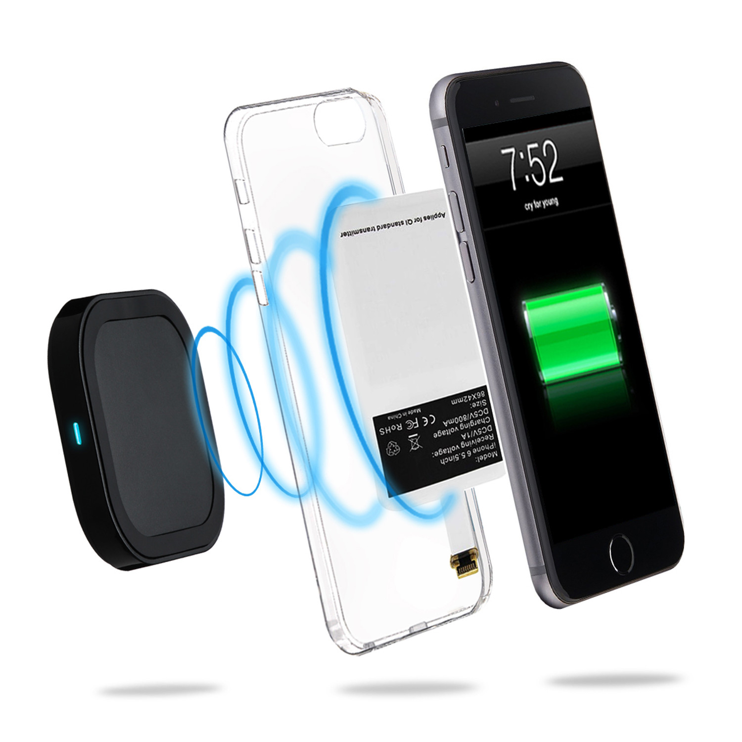 Wireless Charger,Yootech Qi Certified Wireless Charging Pad for iPhone X, iPhone 8/8 Plus, Samsung Galaxy S9 S9 Plus