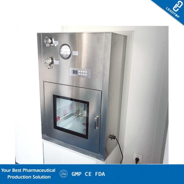 Quality Laboratory Furniture GMP Static Pass Box  Clean Room Electronic Interlocking System for sale