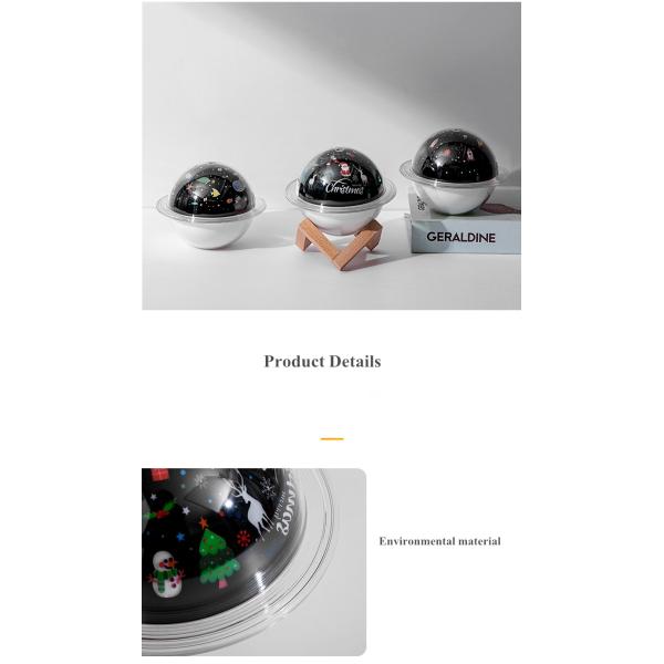 250ML Ultrasonic Humidifier Saturn Projector LED Lamp With Star Sky Ocean World Christmas Colorful USB