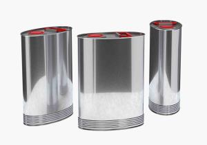 China 2000ml Small Rectangular Tin Containers Automobile Paint Empty Tin Cans wholesale