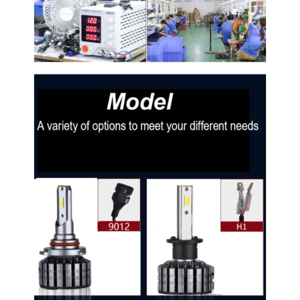 V20 Automotive LED Turn Signals Headlight Bulbs H7 H4 H11 6000K 9005 9006 9012 H1 H8 9012 H3