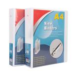 ONE Touch Easy Open White PP File Folders for Office and School Stationery