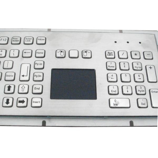Waterproof IP65 103 Keys Panel Mount Metal Keyboard With Numeric Keypad