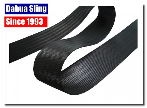 Quality Lightweight Polyester Sling Webbing Roll , Blue Bulk Strap Webbing Multifunctional for sale