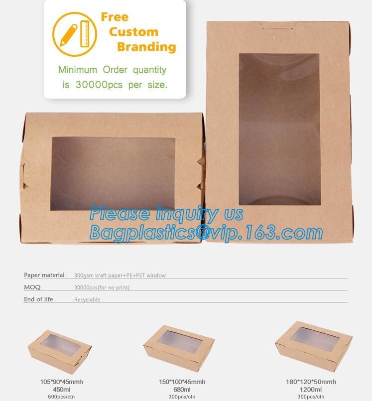 kraft paper sandwich box with window ,triangle sandwich box for packaging,Cardboard Box With Clear Window Burger Sandwic