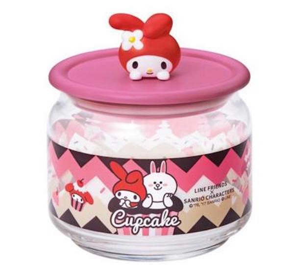 Transparent Color Glass Storage Jar Plastic Toy Figures Sell In HongKong 7 - 11 Store For Collection