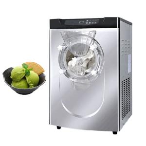 1.25HP Compressor 10-14L/H Output Large Cylinder Hard Ice Cream Maker for Commercial