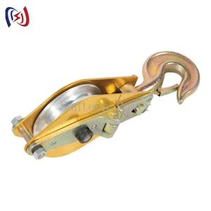 China 10kn Nylon Sheave Rope Pulley Blocks Transmission Line Stringing Tools wholesale