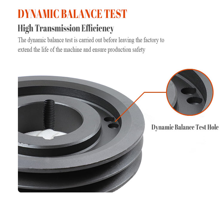 Iron Large V Belt Pulley for Power Transmission Customized by Sand Casting Specialist