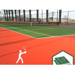 Acrylic Tennis Court Construction Non Cushion Synthetic Tennis Court