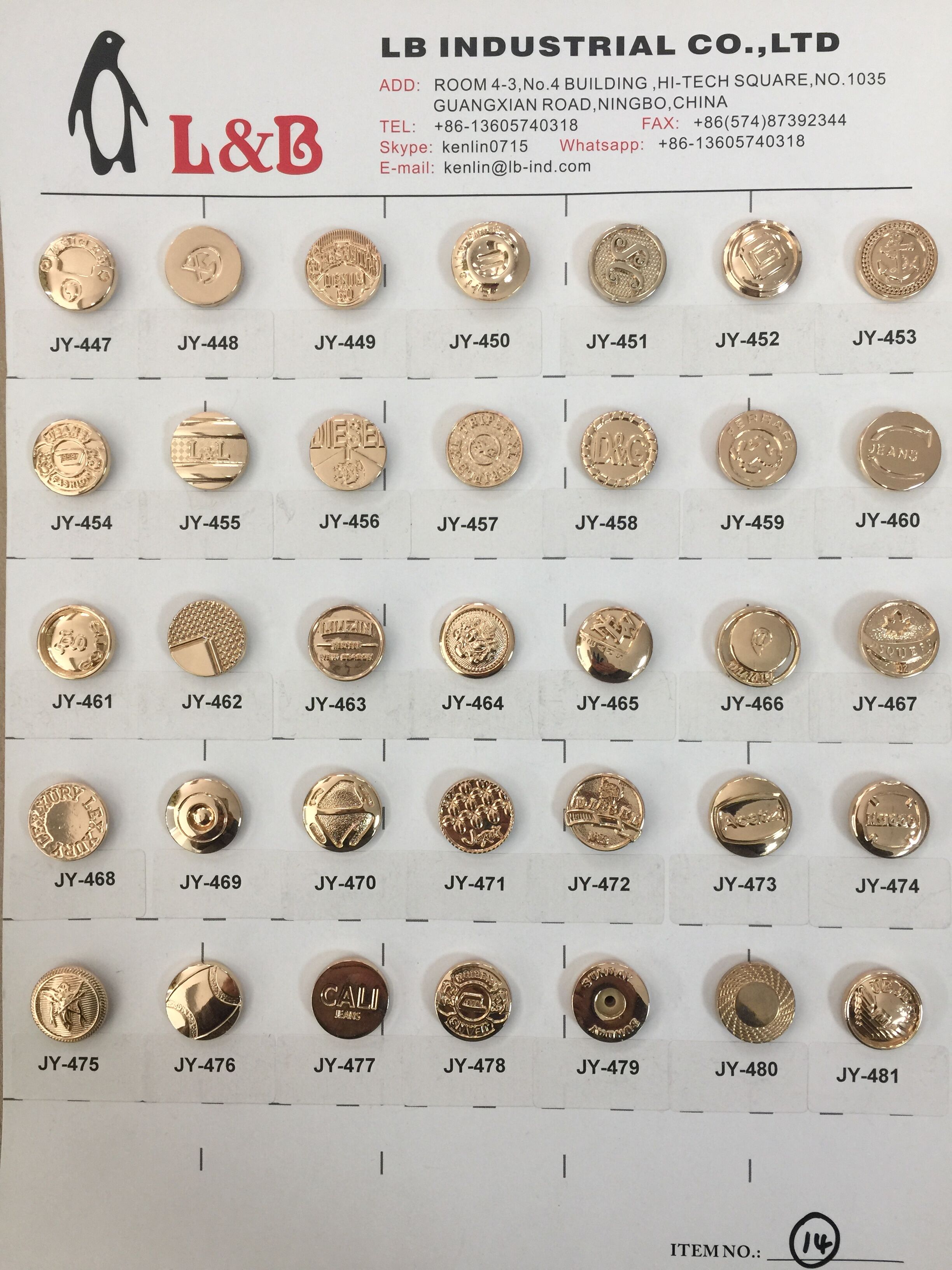 2021 Latest High Quality Zamak Alloy Denim Jeans Button Factory Made Metal Button