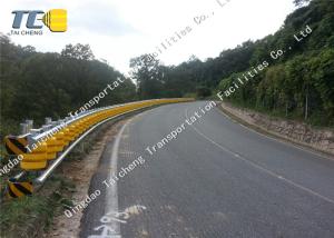 China Polyurethane Foam Rolling Barrier System Q235 Hot Dip Galvanizing Material wholesale