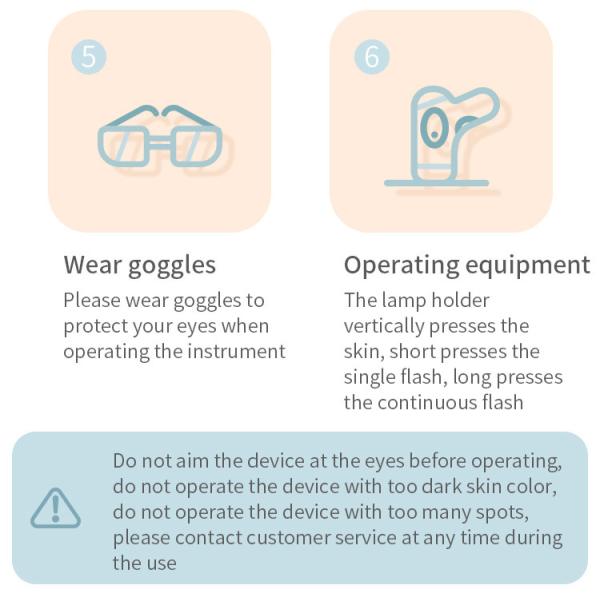 PSE Approval Handheld Laser Hair Remover IPL Skin Rejuvenation