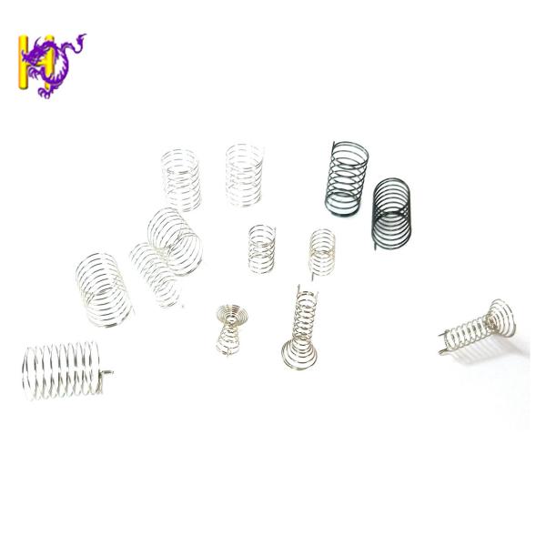 Quality Nickel Plating Steel Wire Open Coiled Helical Spring For PCB Switch Touch Button for sale
