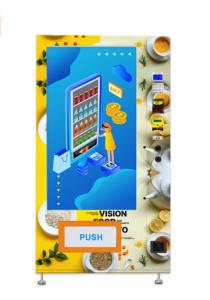 110 / 220V Self Service Ordering Kiosk With Lift Elevator Temperature Sensor