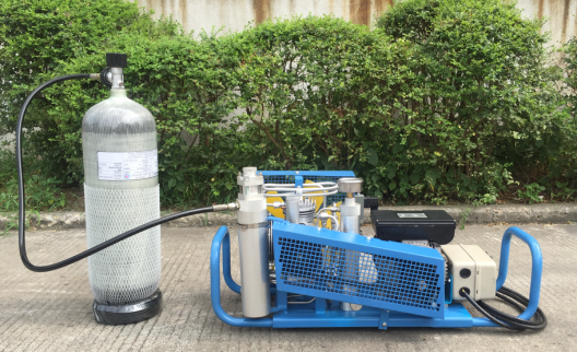 220 volt (single phase) breathing air compressor for use in scuba diving