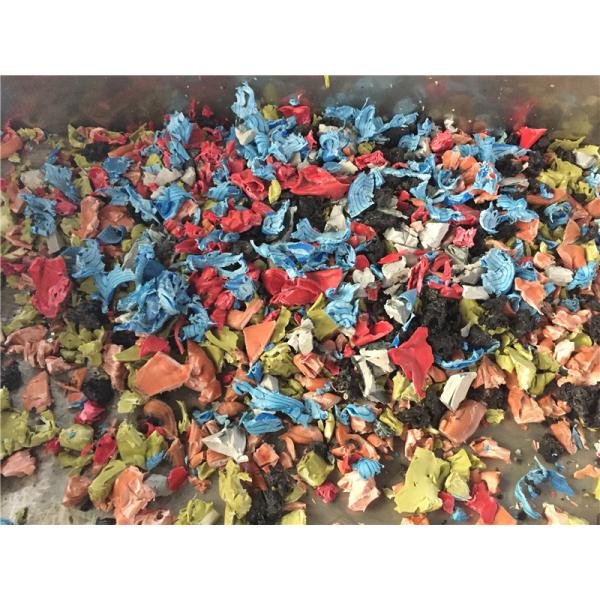 Single Shaft Waste Plastic Lumps Shredder Machine 200kg/H Granulator