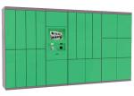 Touch Screen Smart Laundry Locker For 24/7 Dry Clean Service With SMS Sending