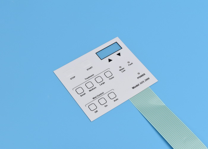 Metal Dome Backlit Membrane Switch Custom Color With Multiple Embossing Keys