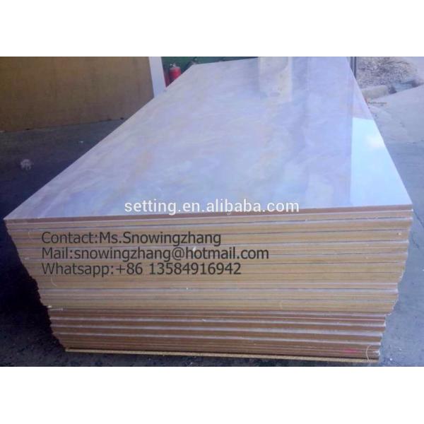 High gloss marble color acrylic mdf board for kitchen