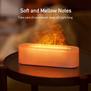 Lava Rainbow Flame Aroma Diffuser USB Powered Home Atmosphere Light