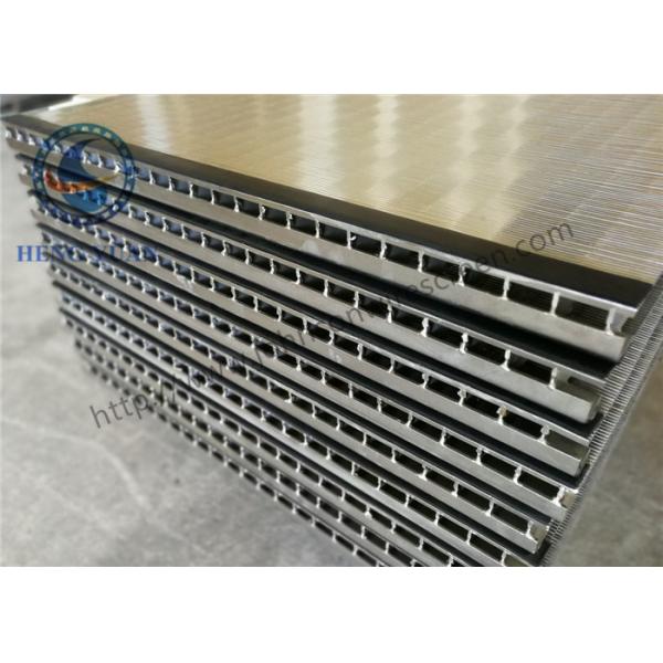 Stainless Steel Welded Wedge Wire Screen Sieve Plate For Coal Washer
